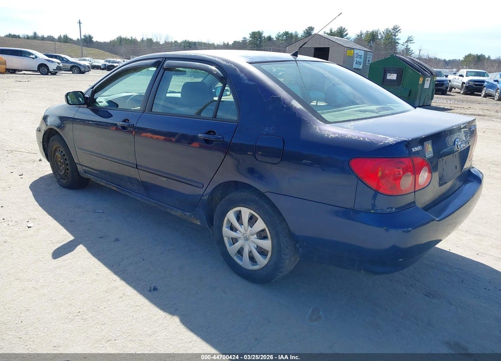 2007 TOYOTA COROLLA LE VIN: JTDBR32E470131144