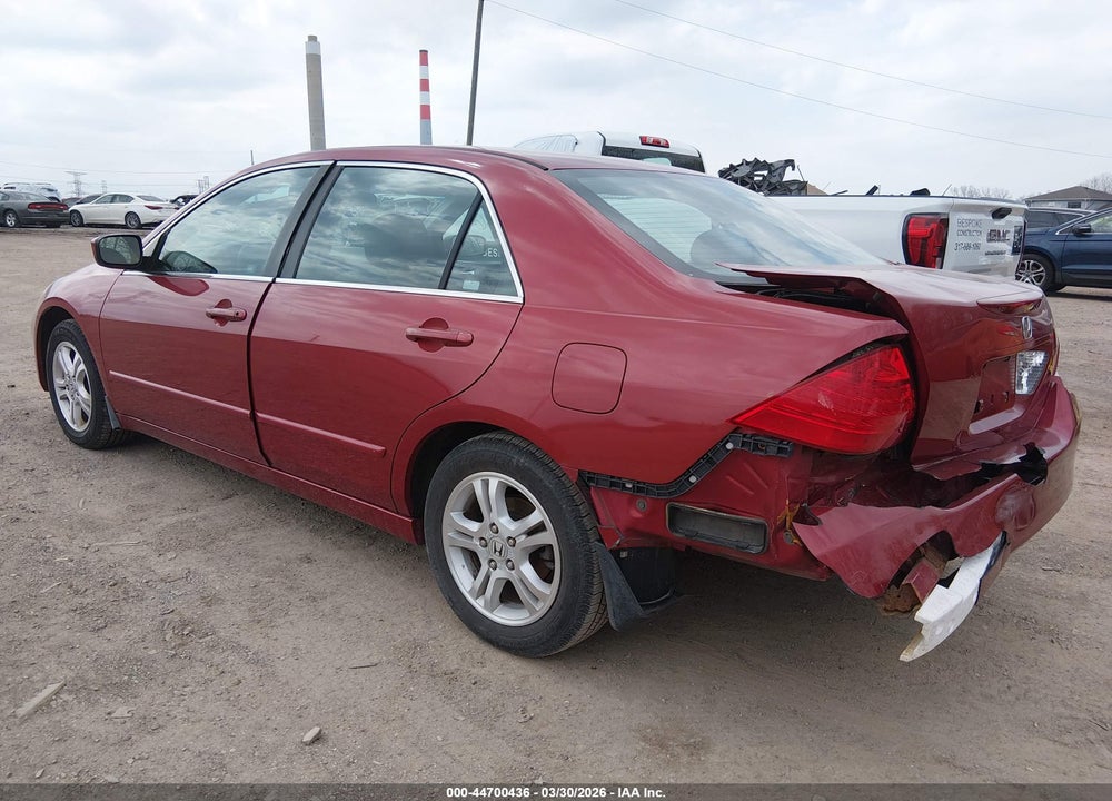 2007 HONDA ACCORD 2.4 SE VIN: 1HGCM56397A128405