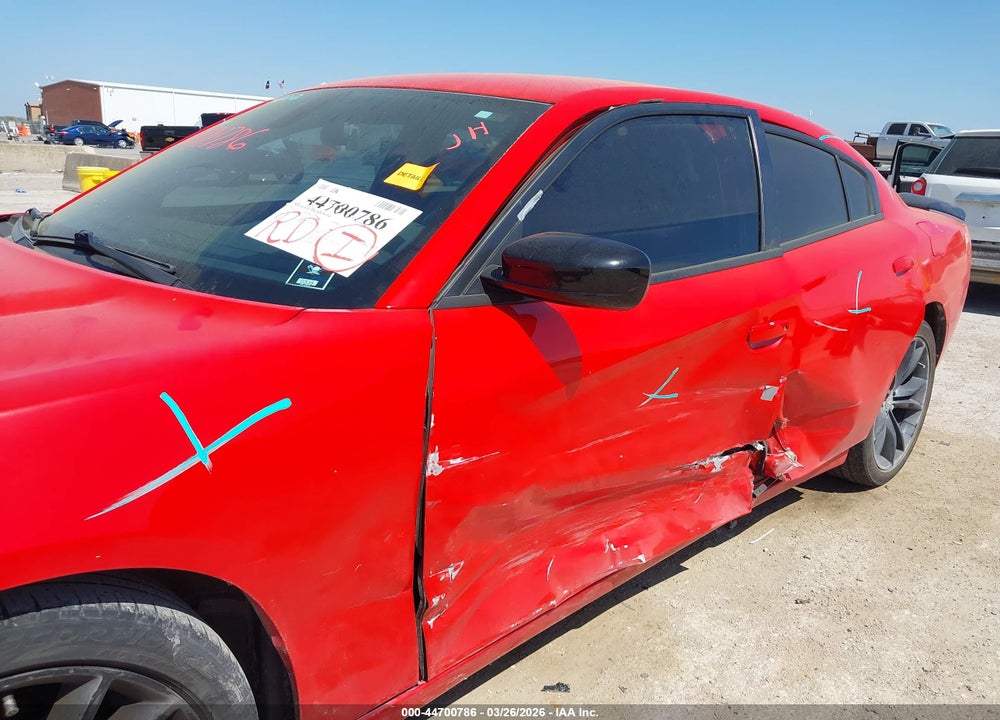 2018 DODGE CHARGER SXT RWD VIN: 2C3CDXBGXJH306595