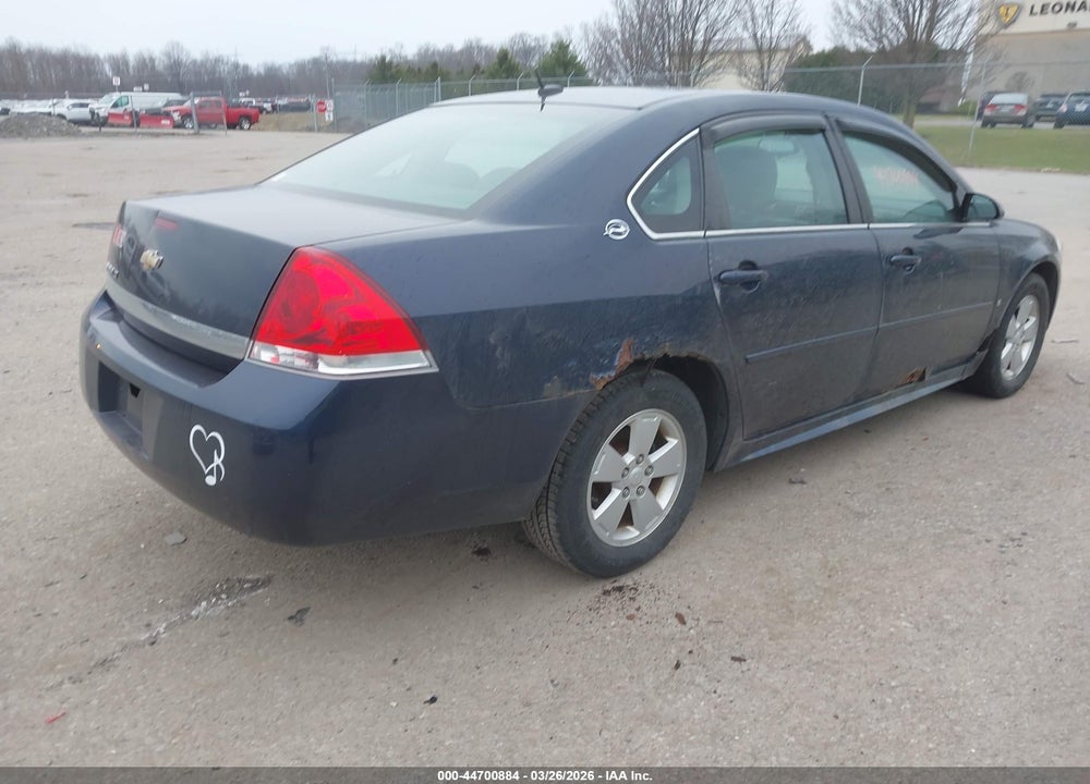 2009 CHEVROLET IMPALA LT VIN: 2G1WT57N891125516