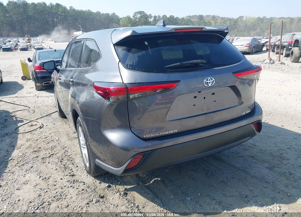 2021 TOYOTA HIGHLANDER LE VIN: 5TDBZRBH0MS544068