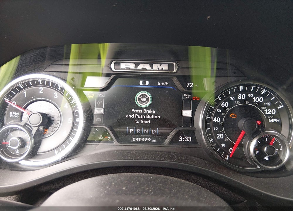 2022 RAM 1500 BIG HORN  4X4 6'4 BOX VIN: 1C6RRFBG1NN240251