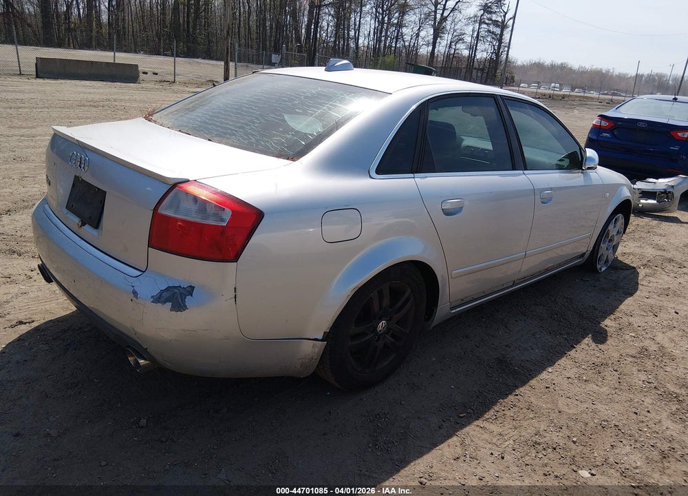2004 AUDI S4 4.2 VIN: WAUPL68E34A156846