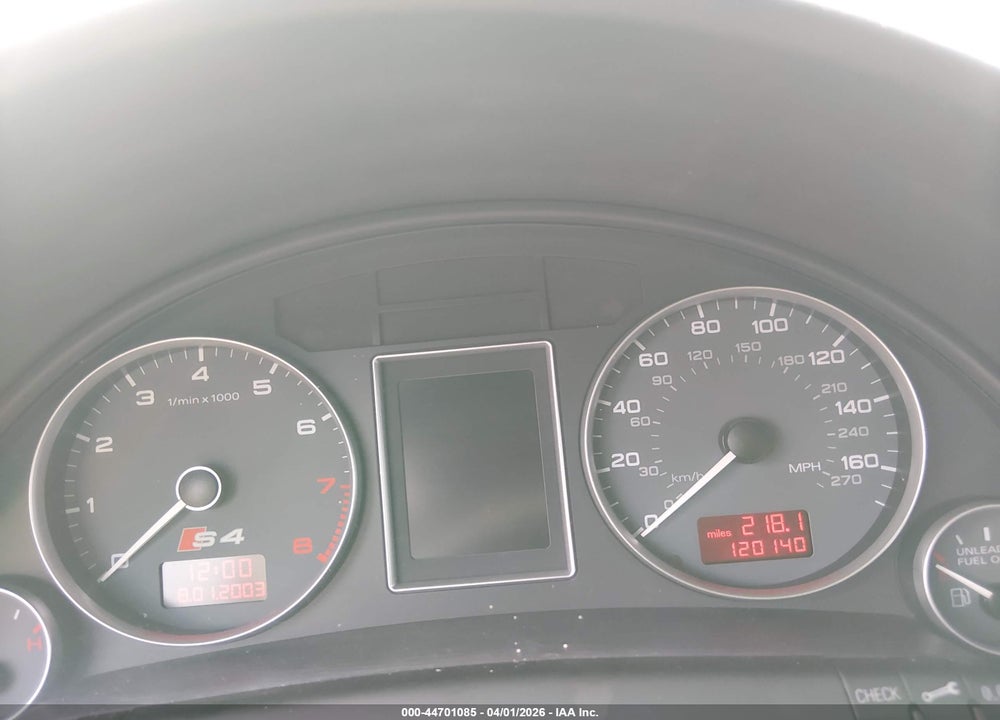 2004 AUDI S4 4.2 VIN: WAUPL68E34A156846