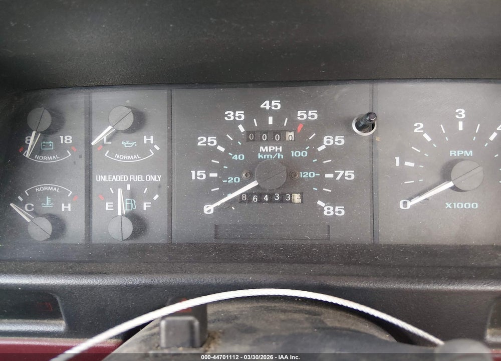 1994 FORD RANGER VIN: 1FTCR11X7RPA00991