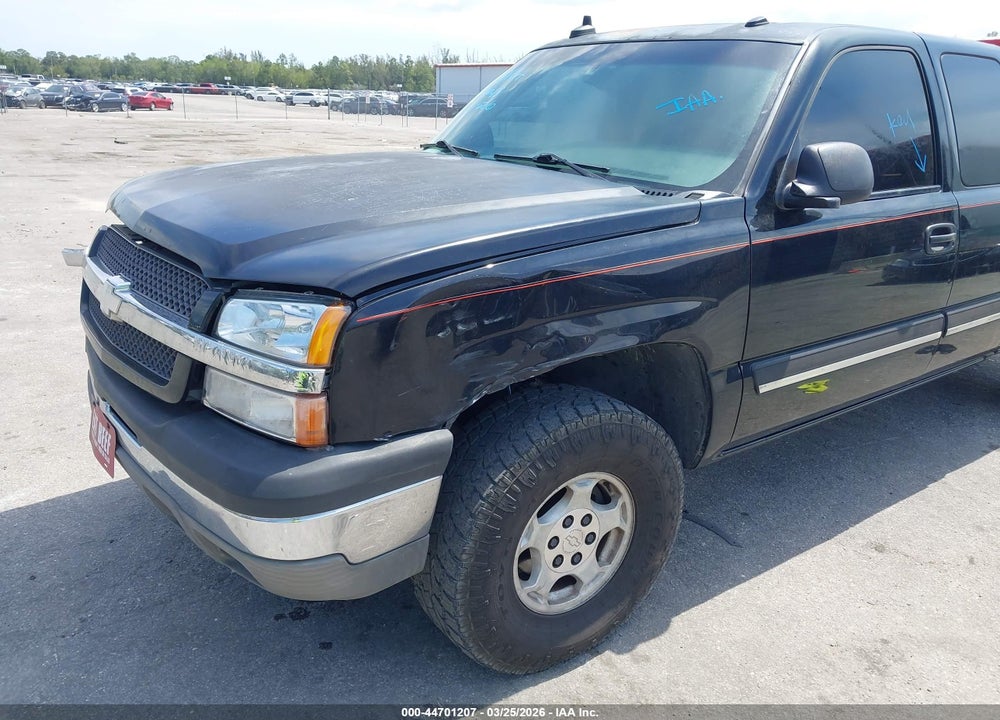 2003 CHEVROLET SILVERADO 1500 LT VIN: 1GCEK19T63Z107461