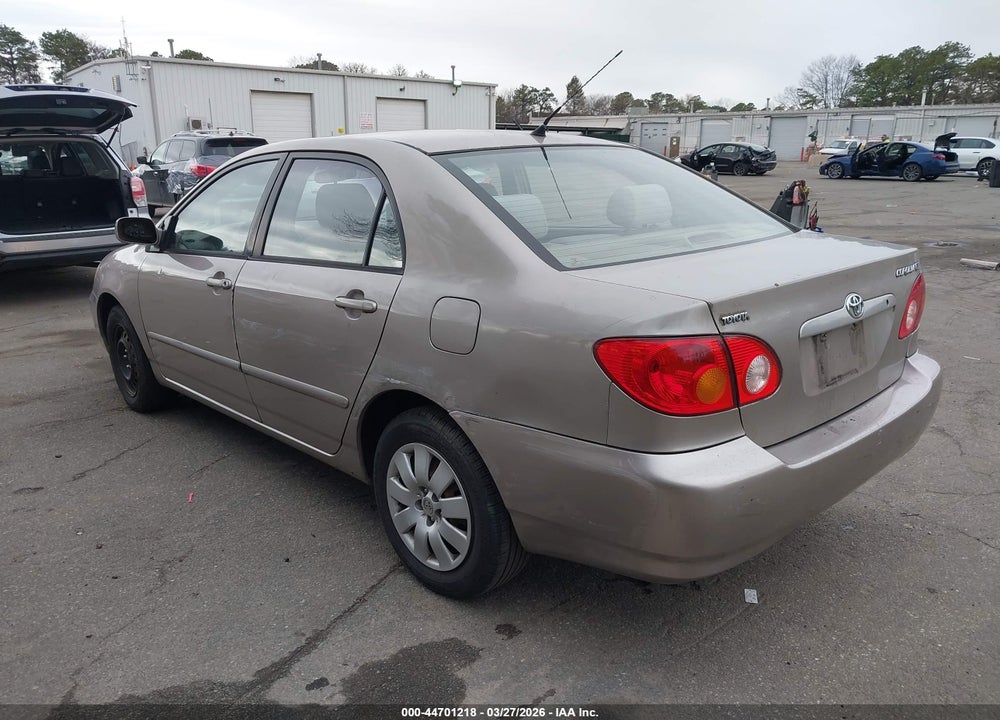 2003 TOYOTA COROLLA LE VIN: 2T1BR32E03C125325