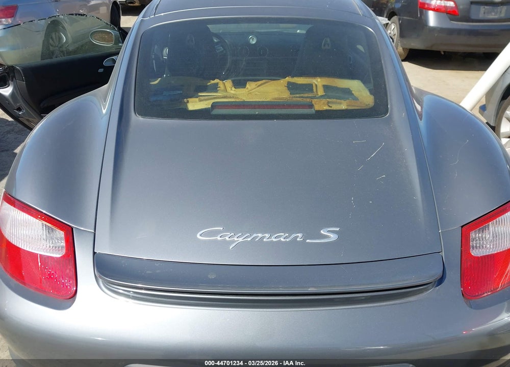 2006 PORSCHE CAYMAN S VIN: WP0AB298X6U784983
