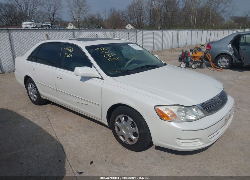 2000 TOYOTA AVALON XL/XLS VIN: 4T1BF28B8YU044031