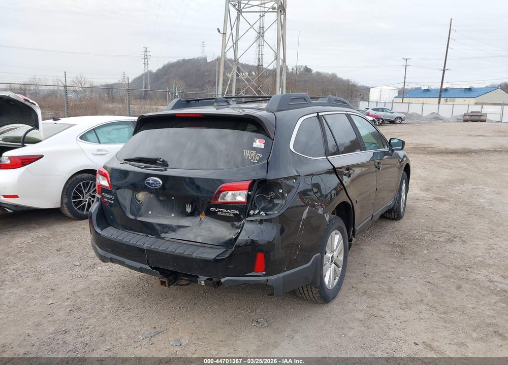 2017 SUBARU OUTBACK 2.5I PREMIUM VIN: 4S4BSADC0H3330286