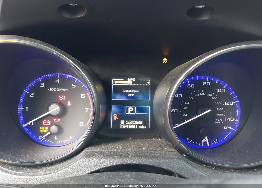 2017 SUBARU OUTBACK 2.5I PREMIUM VIN: 4S4BSADC0H3330286