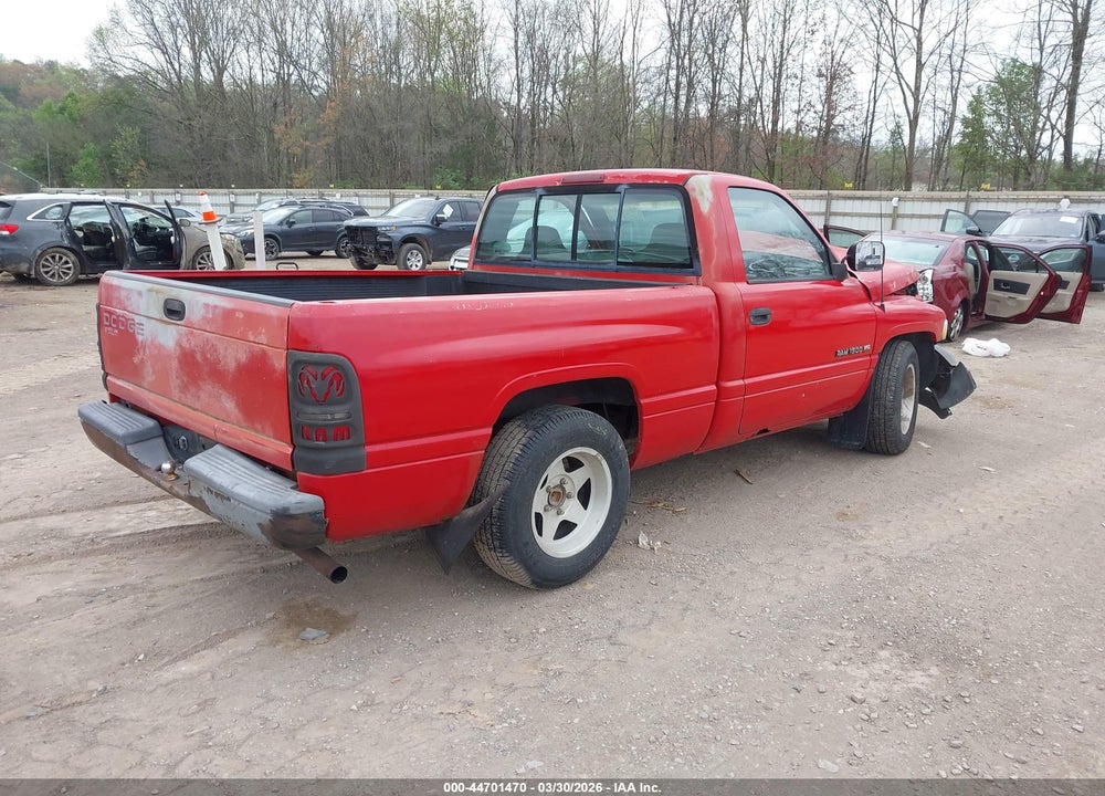 1996 DODGE RAM 1500 VIN: 1B7HC16X4TS605510