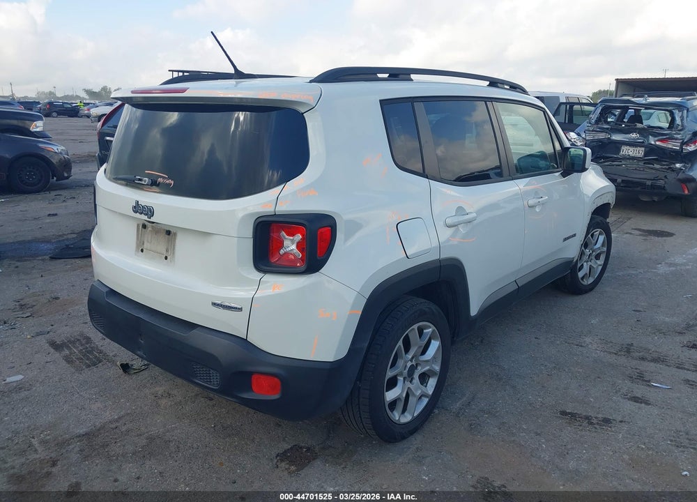 2016 JEEP RENEGADE LATITUDE VIN: ZACCJABT3GPD59211