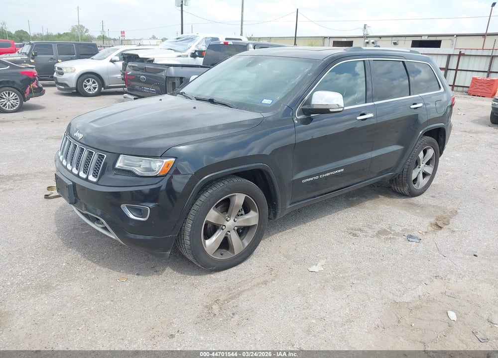 2014 JEEP GRAND CHEROKEE OVERLAND VIN: 1C4RJECG4EC364423