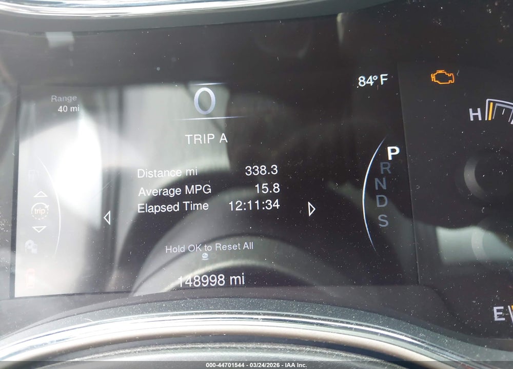 2014 JEEP GRAND CHEROKEE OVERLAND VIN: 1C4RJECG4EC364423
