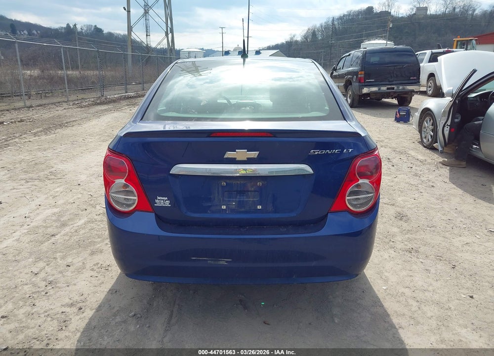 2013 CHEVROLET SONIC LT AUTO VIN: 1G1JC5SG7D4252760