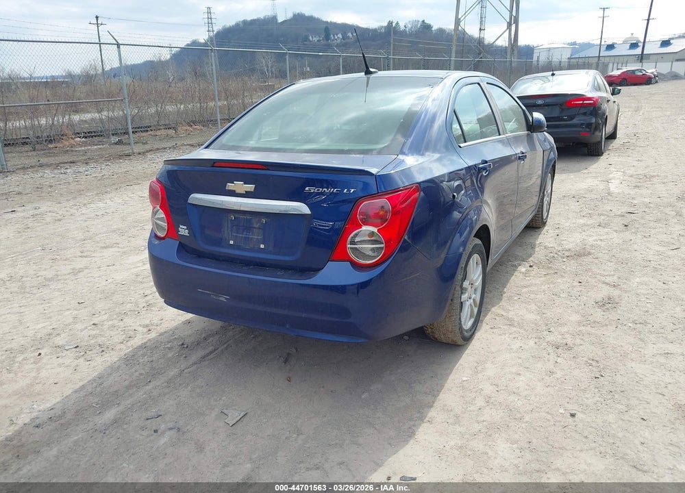 2013 CHEVROLET SONIC LT AUTO VIN: 1G1JC5SG7D4252760