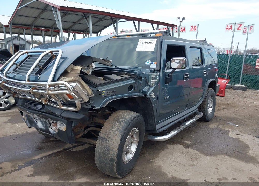 2005 HUMMER H2 SUV VIN: 5GRGN23U85H107458