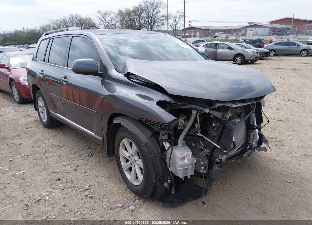 2012 TOYOTA HIGHLANDER SE VIN: 5TDZK3EH8CS085057
