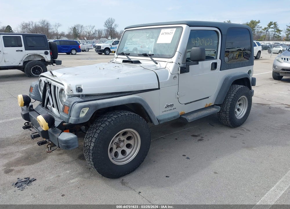 2003 JEEP WRANGLER SPORT VIN: 1J4FA49S43P312508