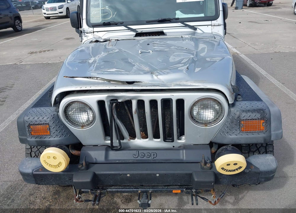 2003 JEEP WRANGLER SPORT VIN: 1J4FA49S43P312508