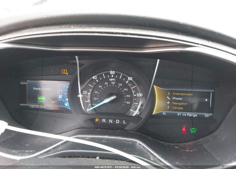 2016 FORD FUSION ENERGI TITANIUM VIN: 3FA6P0SU1GR235979