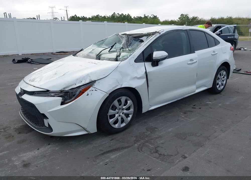 2022 TOYOTA COROLLA LE VIN: JTDEPMAE3NJ201265