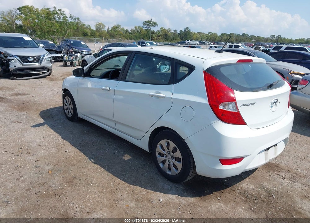 2017 HYUNDAI ACCENT SE VIN: KMHCT5AE7HU310948