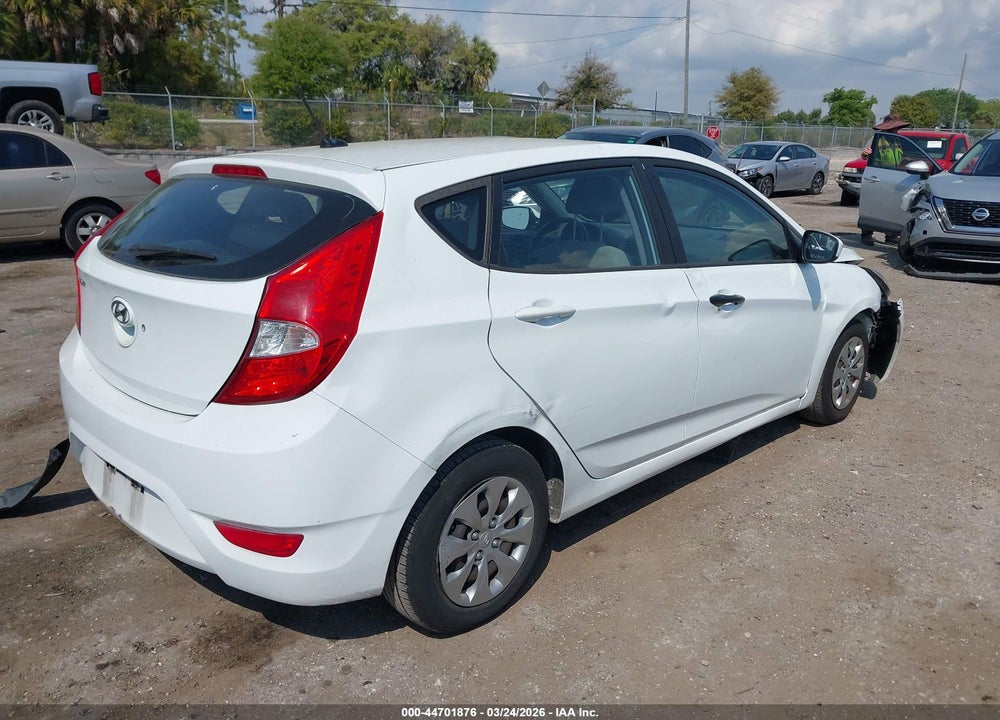 2017 HYUNDAI ACCENT SE VIN: KMHCT5AE7HU310948
