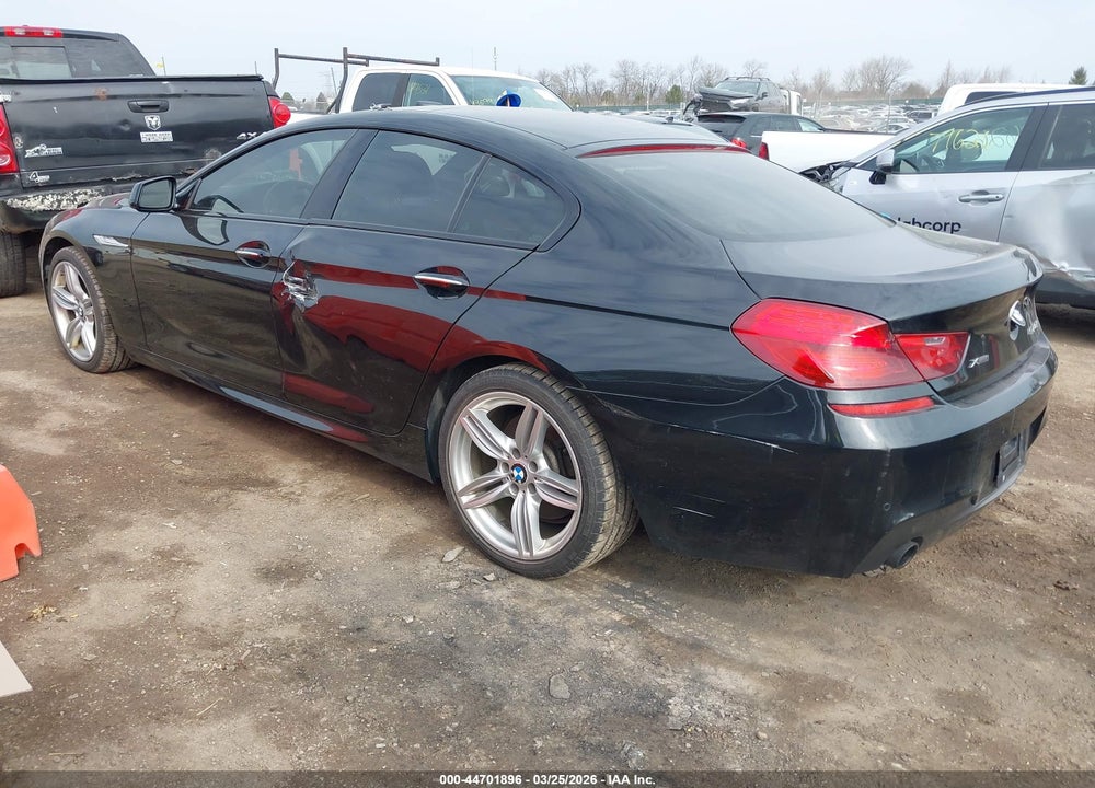 2014 BMW 640I GRAN COUPE XDRIVE VIN: WBA6B8C54EDZ72787