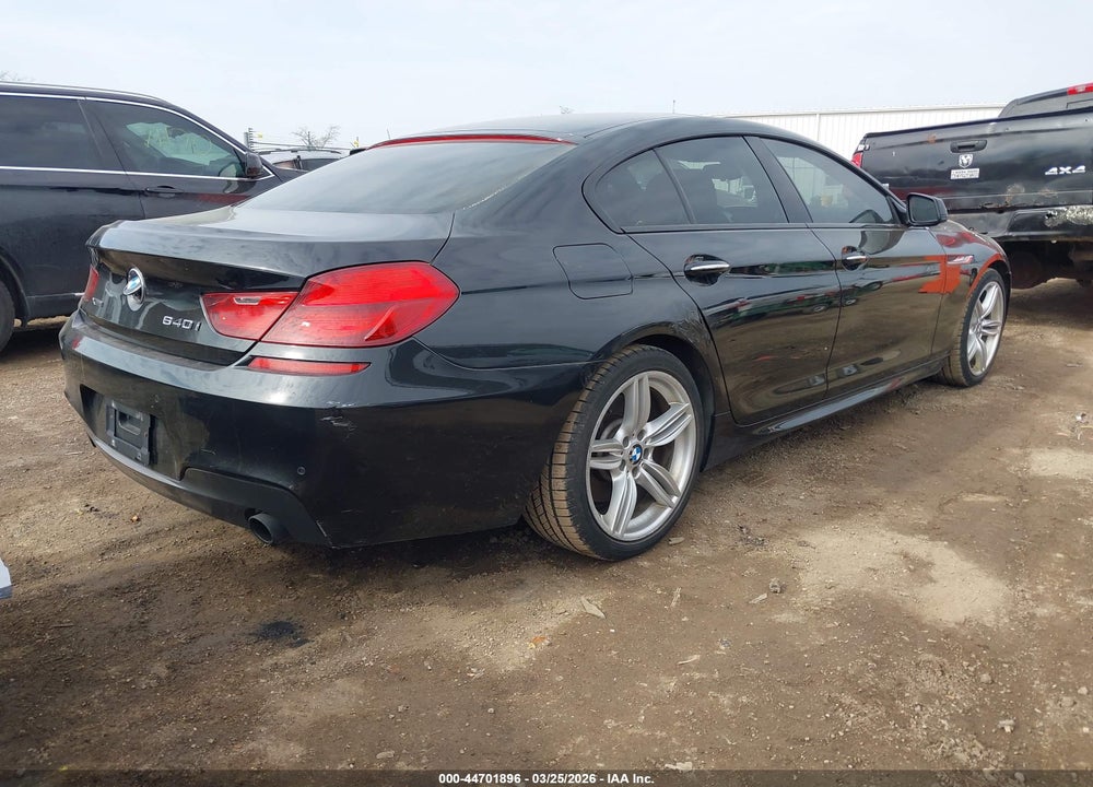 2014 BMW 640I GRAN COUPE XDRIVE VIN: WBA6B8C54EDZ72787