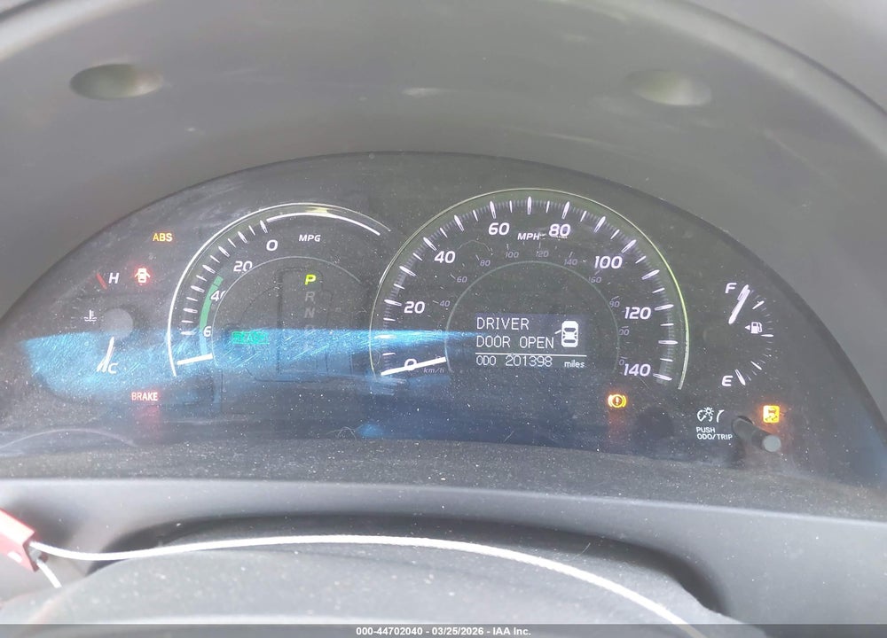 2010 TOYOTA CAMRY HYBRID VIN: 4T1BB3EK3AU119178