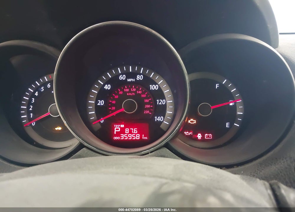 2013 KIA FORTE EX VIN: KNAFU4A23D5734627