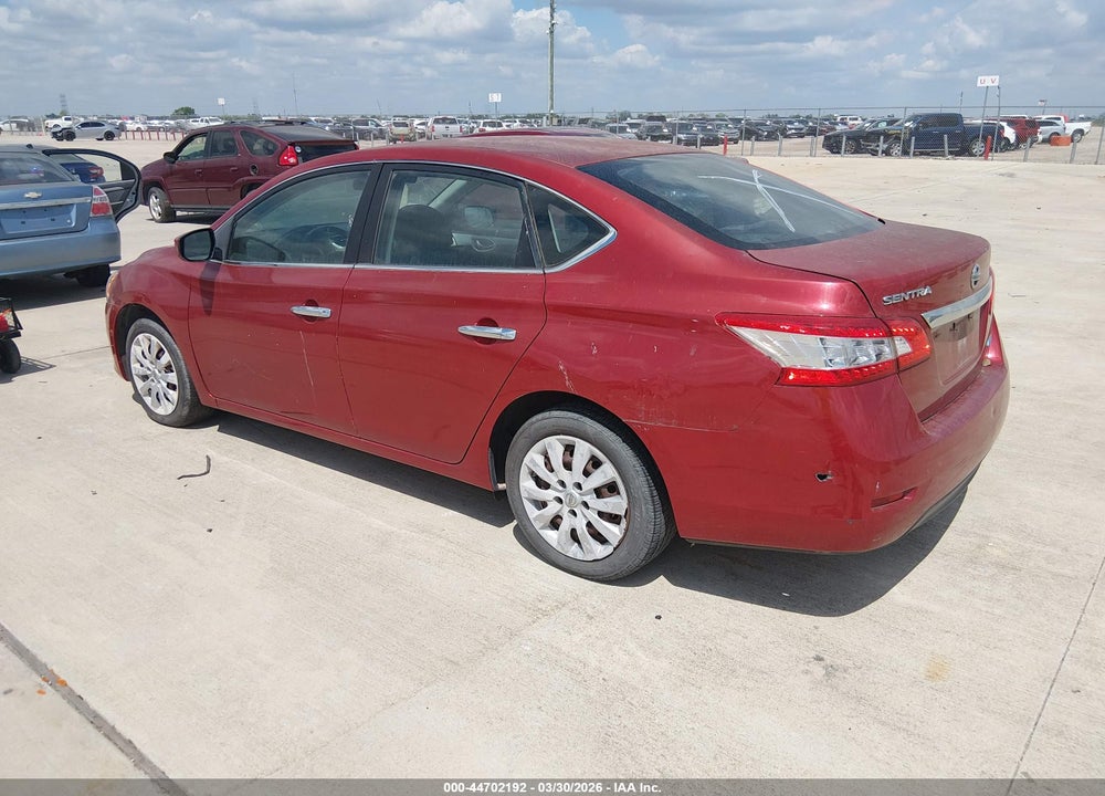 2014 NISSAN SENTRA SV VIN: 3N1AB7AP1EY241990