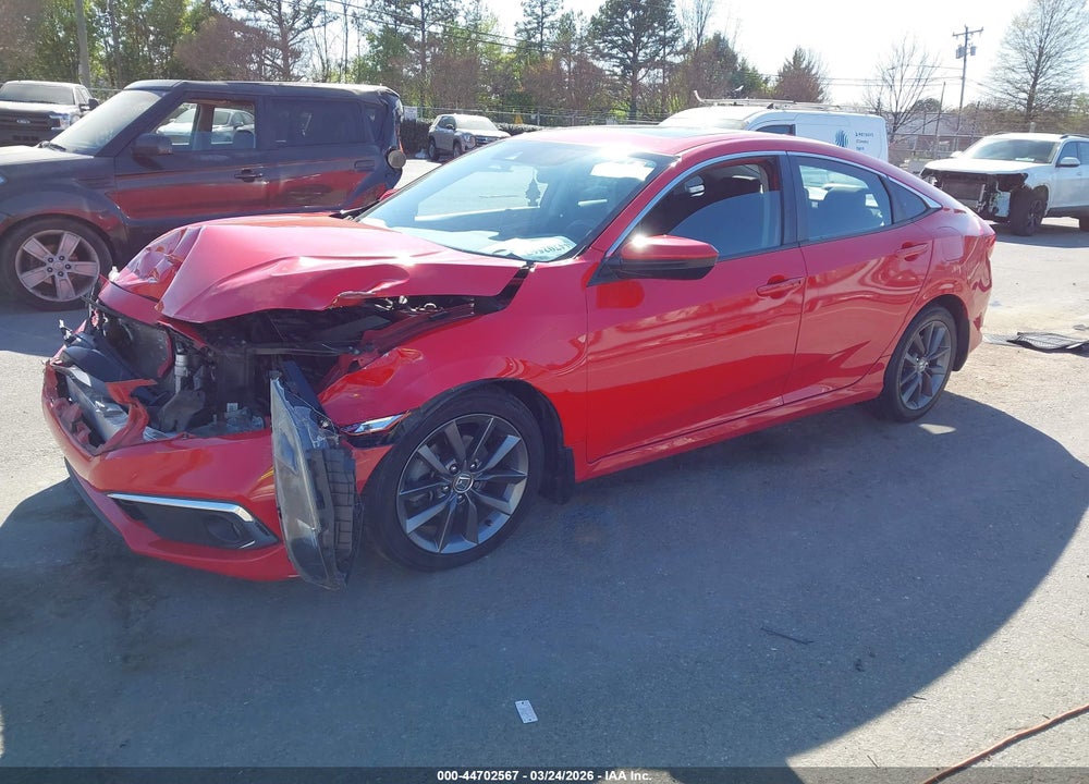 2020 HONDA CIVIC EX VIN: 2HGFC1F38LH683091