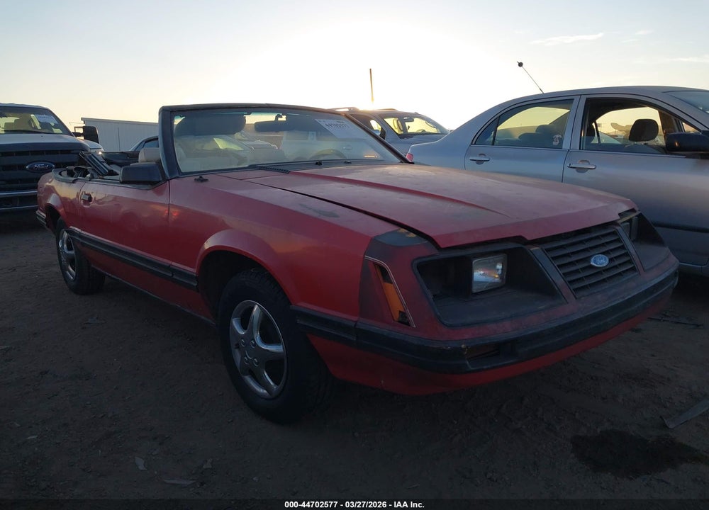 1983 FORD MUSTANG VIN: 1FABP273XDF151842
