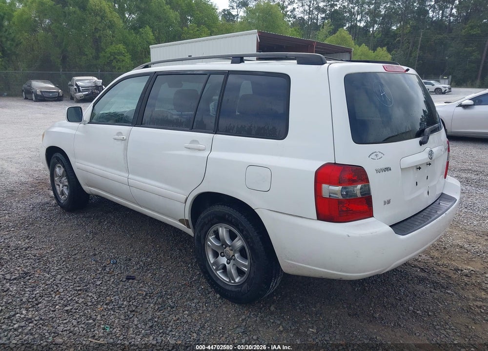 2007 TOYOTA HIGHLANDER V6 VIN: JTEDP21A070135985