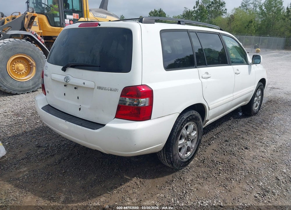 2007 TOYOTA HIGHLANDER V6 VIN: JTEDP21A070135985