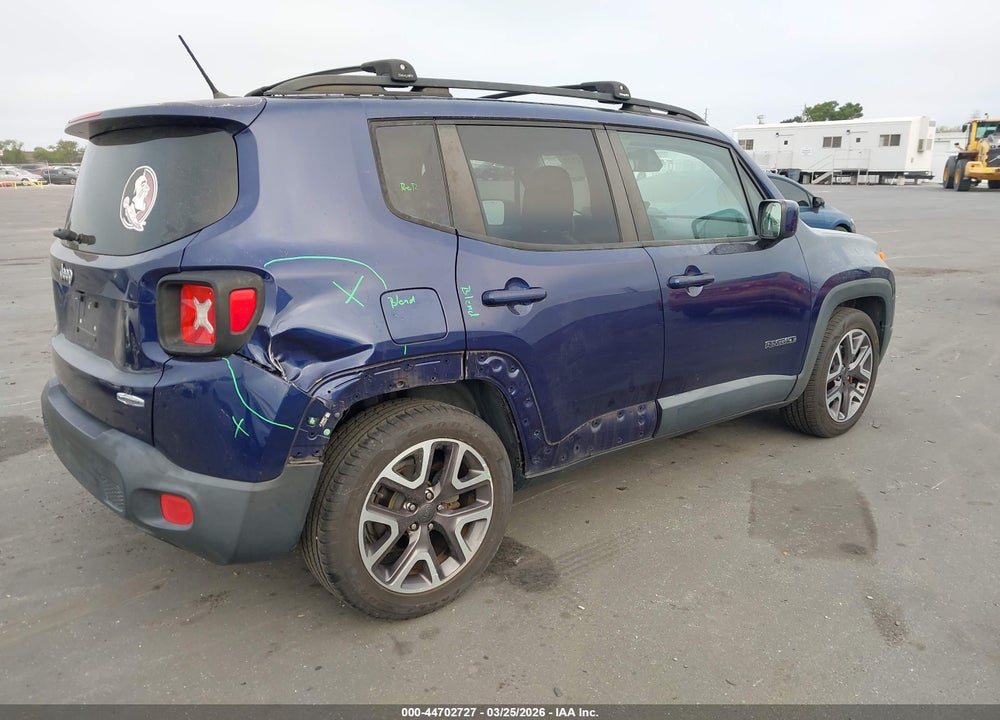 2016 JEEP RENEGADE LATITUDE VIN: ZACCJABT0GPD82610