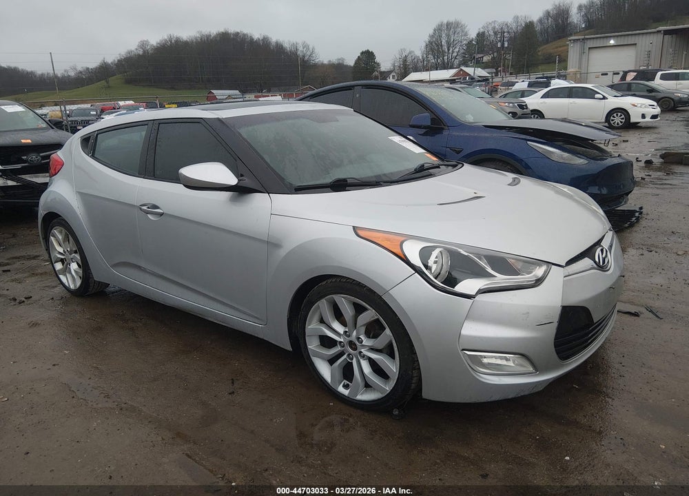 2013 HYUNDAI VELOSTER BASE W/BLACK VIN: KMHTC6ADXDU130290