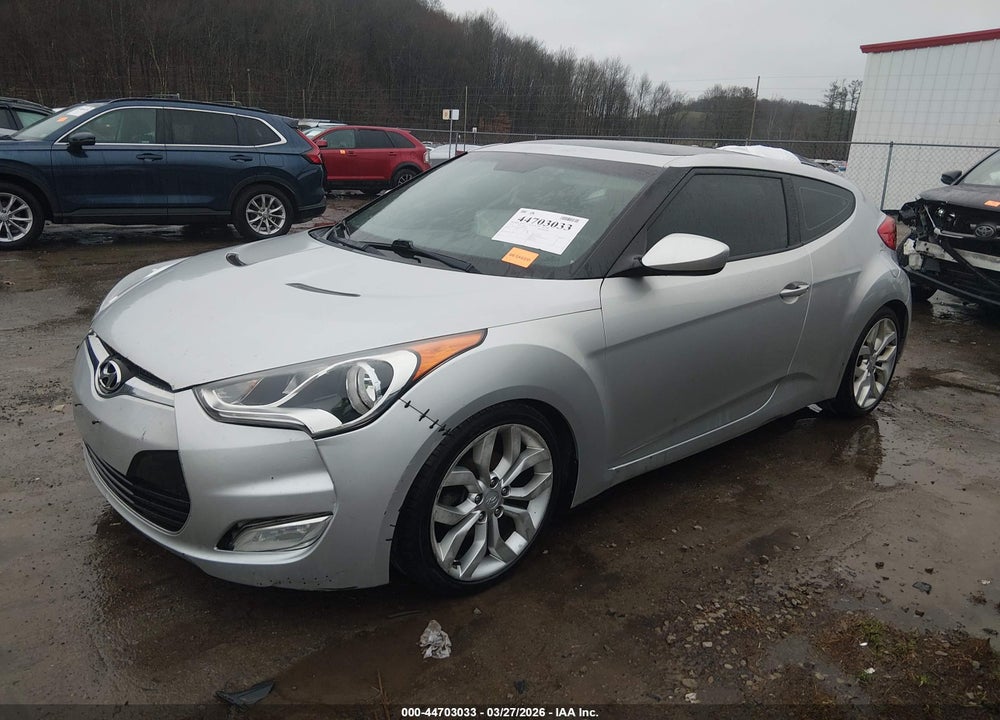 2013 HYUNDAI VELOSTER BASE W/BLACK VIN: KMHTC6ADXDU130290