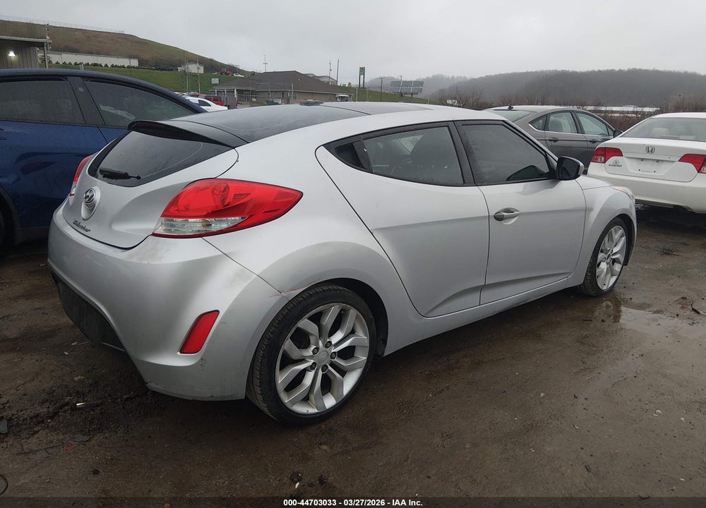 2013 HYUNDAI VELOSTER BASE W/BLACK VIN: KMHTC6ADXDU130290