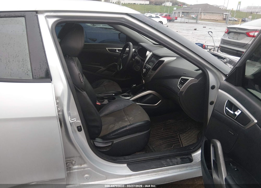 2013 HYUNDAI VELOSTER BASE W/BLACK VIN: KMHTC6ADXDU130290