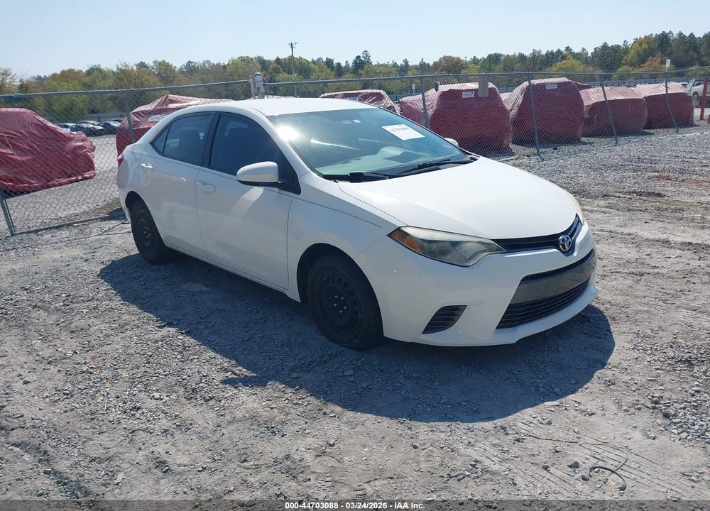 2016 TOYOTA COROLLA LE VIN: 5YFBURHEXGP496412