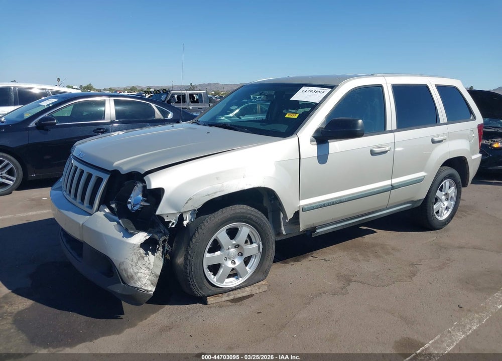 2008 JEEP GRAND CHEROKEE LAREDO VIN: 1J8GS48K38C235405
