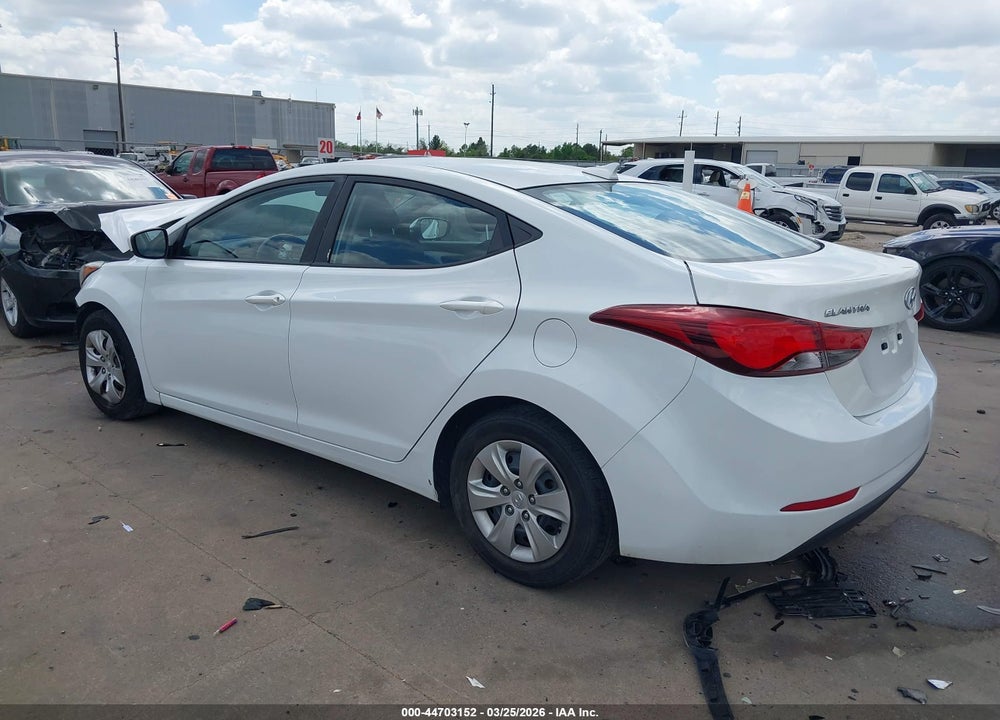 2016 HYUNDAI ELANTRA SE VIN: 5NPDH4AE6GH704941