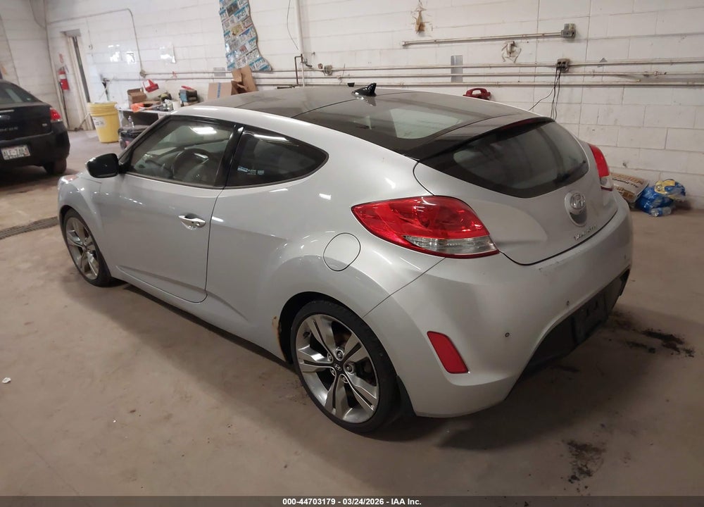 2012 HYUNDAI VELOSTER BASE W/GRAY VIN: KMHTC6AD5CU061202