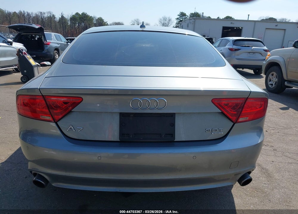 2012 AUDI A7 PREMIUM VIN: WAUSGAFC5CN015917