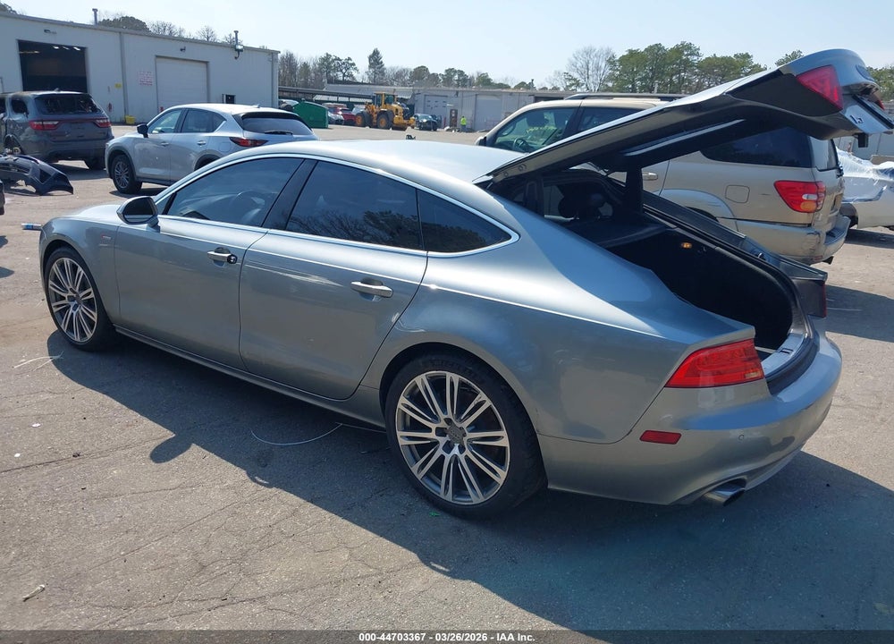 2012 AUDI A7 PREMIUM VIN: WAUSGAFC5CN015917