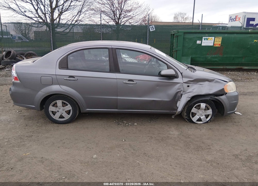 2008 CHEVROLET AVEO LS VIN: KL1TD56698B151081